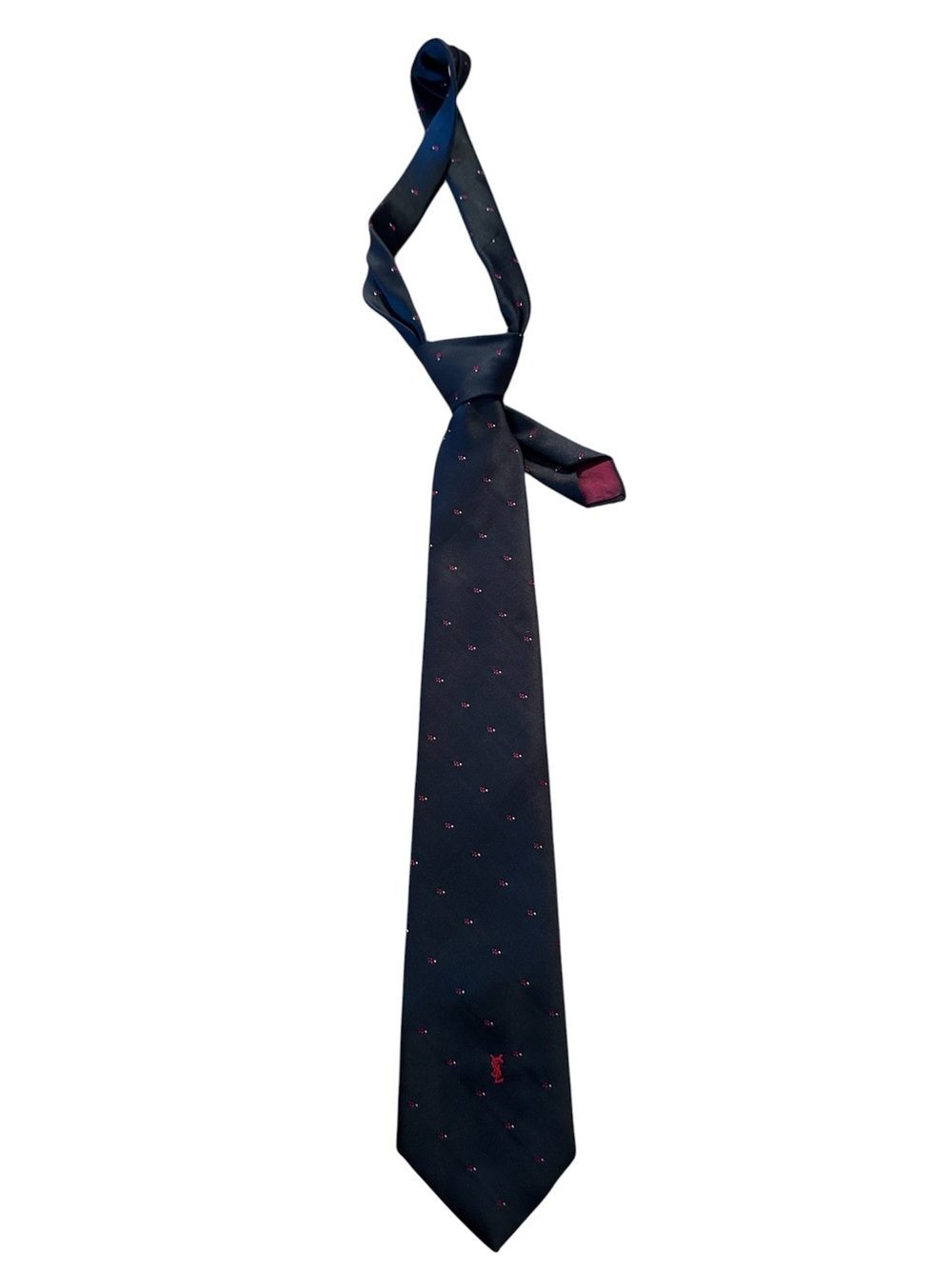 Vintage Yves Saint Laurent navy tie